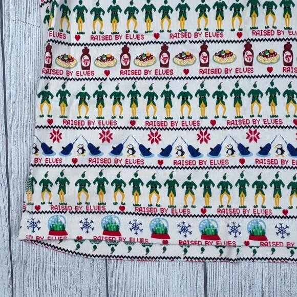 Hanna Andersson 100% Organic Cotton ELF Christmas Pajama Top Adult XL - Picture 5 of 7